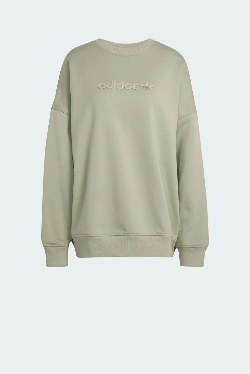 Жіночий оливковий світшот Essentials Linear Oversized Crew 6