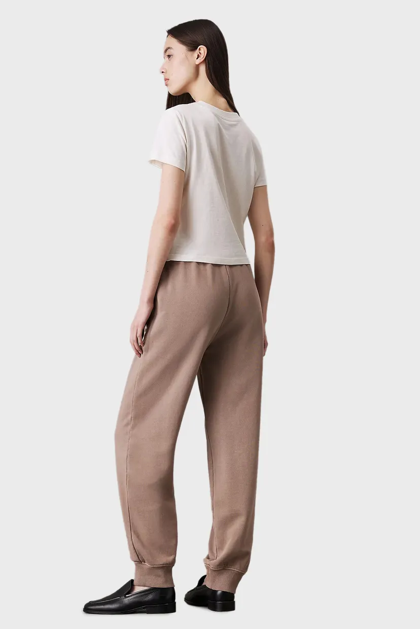Жіночі коричневі спортивні штани WASHED PUFF PRINT JOG PANT 3