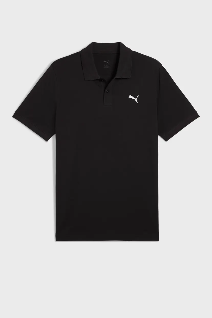 Мужское черное поло Essentials Pique Polo Men 4