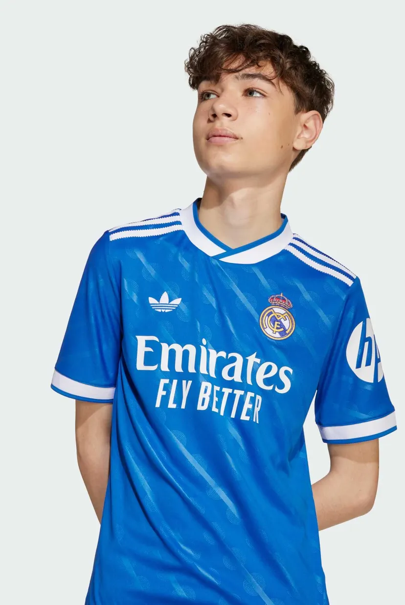 Дитяча синя футболка з візерунком Real Madrid 25/26 Third Kids 5