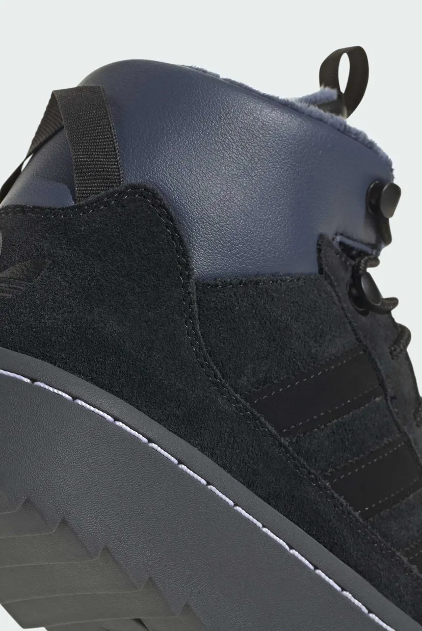 Дитячі чорні замшеві хайтопи Superstar Winterized Trek Kids 9