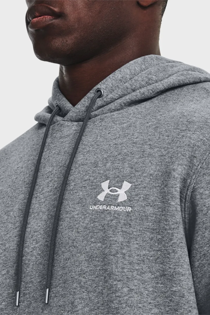 Чоловіче сіре худі UA Essential Fleece Hoodie 4