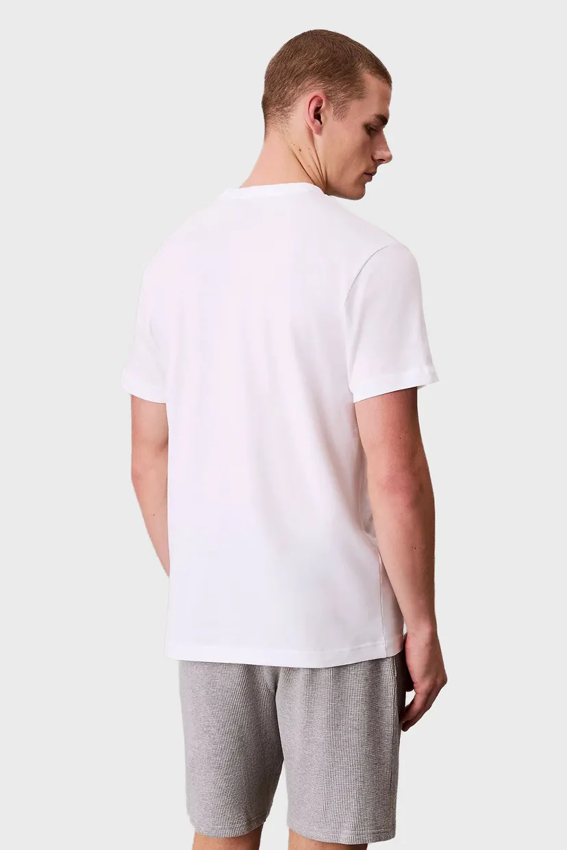 Чоловіча біла футболка CREW NECK 3