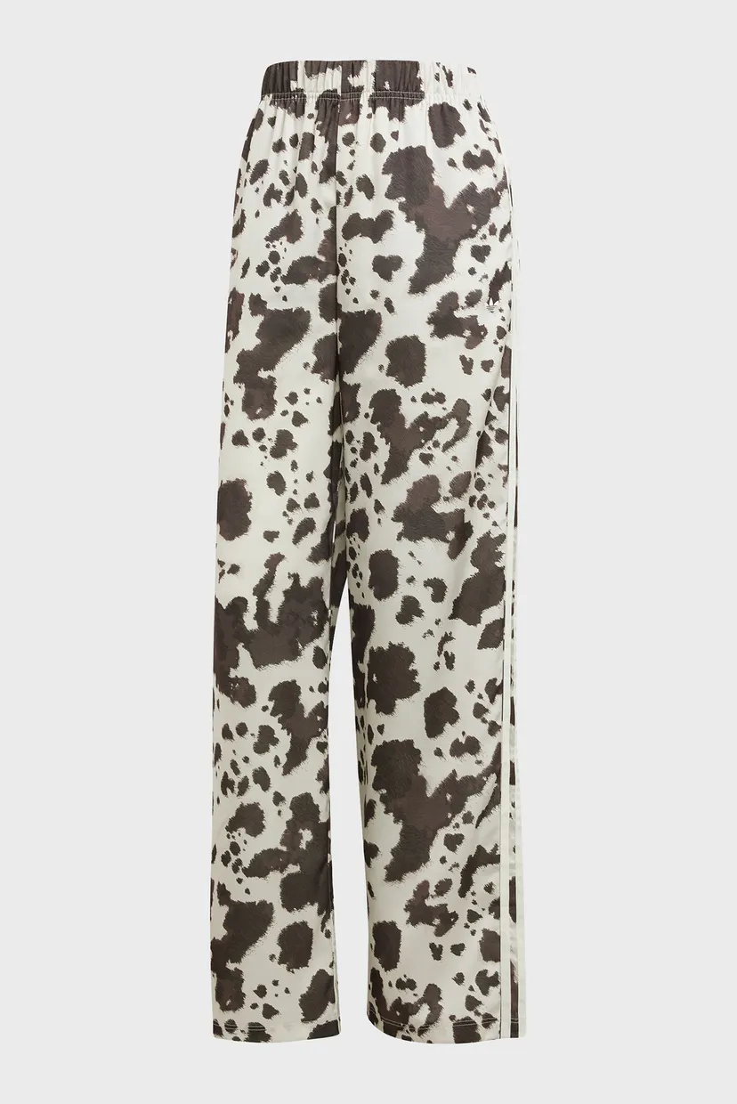 Женские белые спортивные брюки с узором adidas Originals Satin Wide Leg 6