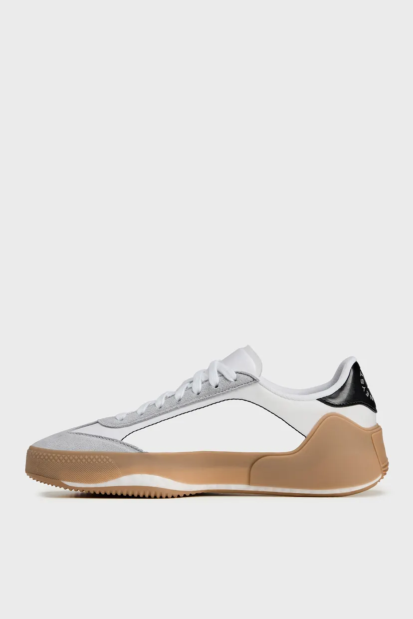 Женские белые кроссовки adidas by Stella McCartney Court Boost 7
