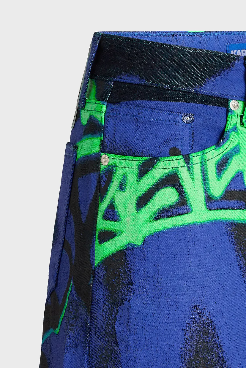 Жіночі джинси KLJ MR RELAXED GRAFFITI DENIM 5