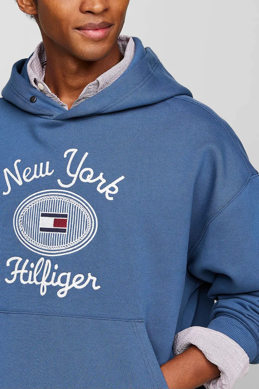 Чоловіче синє худі HILFIGER NY 4