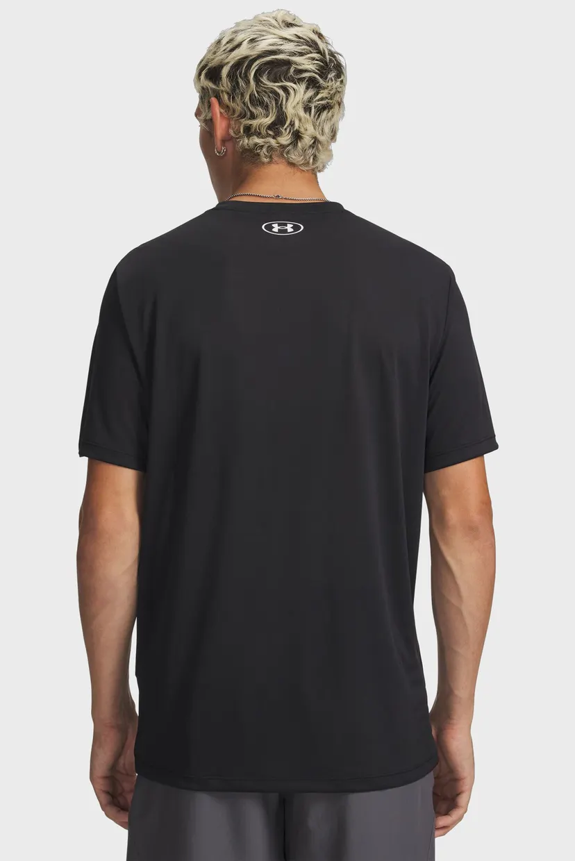 Мужская черная футболка UA Tech Sport Short Sleeve 3