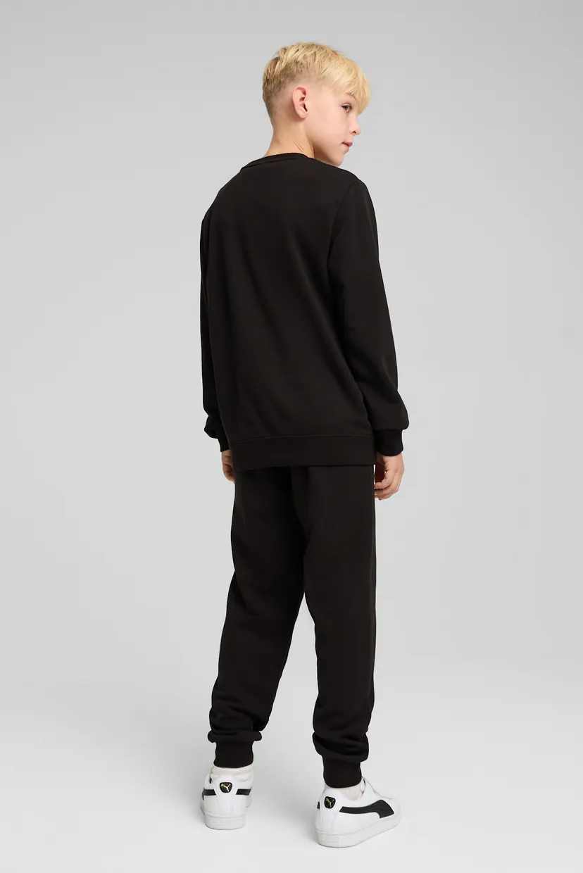 Детский черный спортивный костюм (свитшот, брюки) Essentials No. 1 Logo Crew Sweat Suit Youth 3