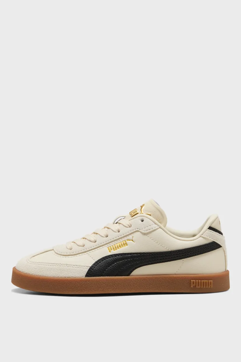 Дитячі бежеві шкіряні снікерси Club II Era Sneakers Youth 3