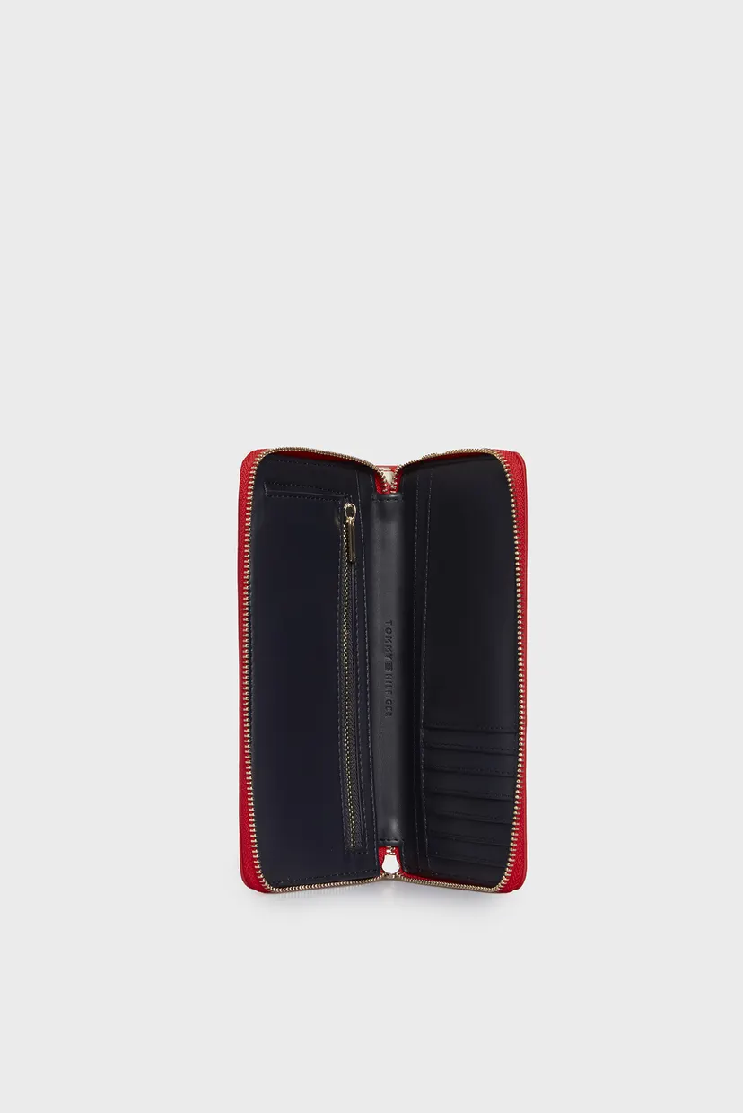 Женский кошелек с узором ICONIC TOMMY LARGE ZA MONO 5