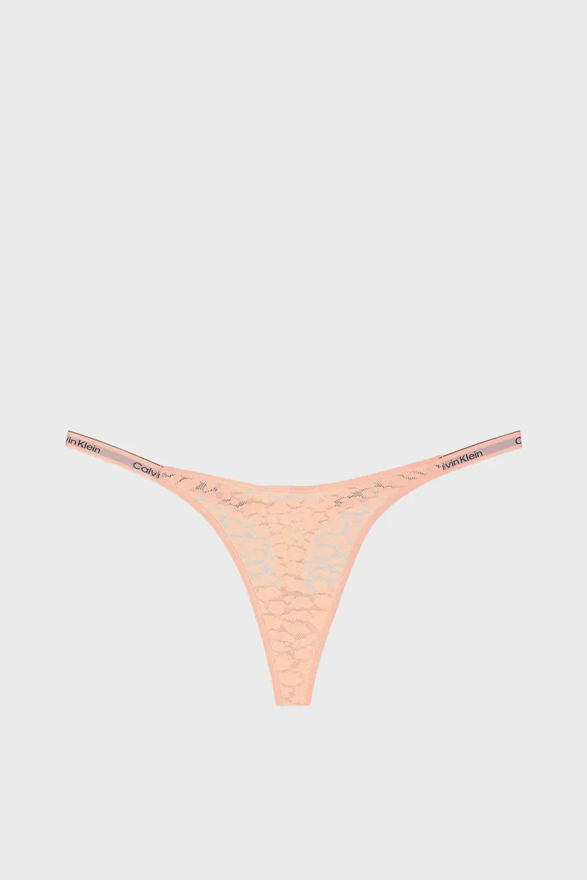 Женские персиковые трусики DIPPED STRING THONG 5