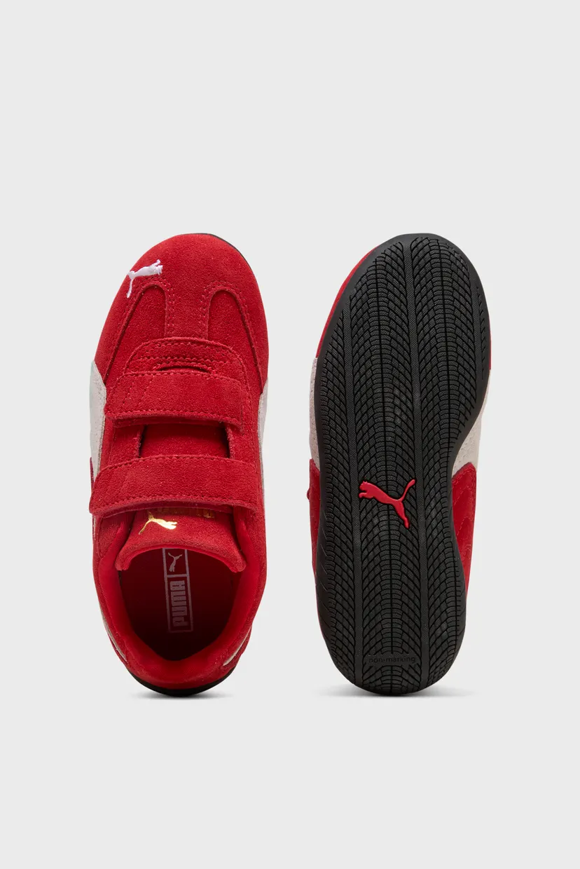 Детские красные замшевые кроссовки Speedcat OG Hook-And-Loop Sneakers Kids 4