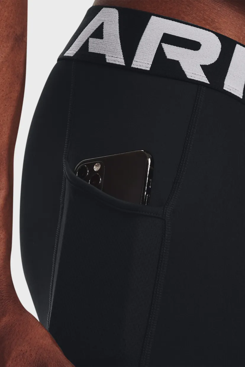 Мужские черные термобрюки UA CG Armour Leggings 4