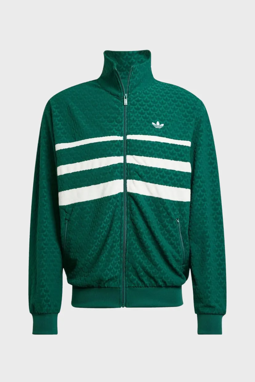 Мужская зеленая спортивная кофта с узором Monogram 6