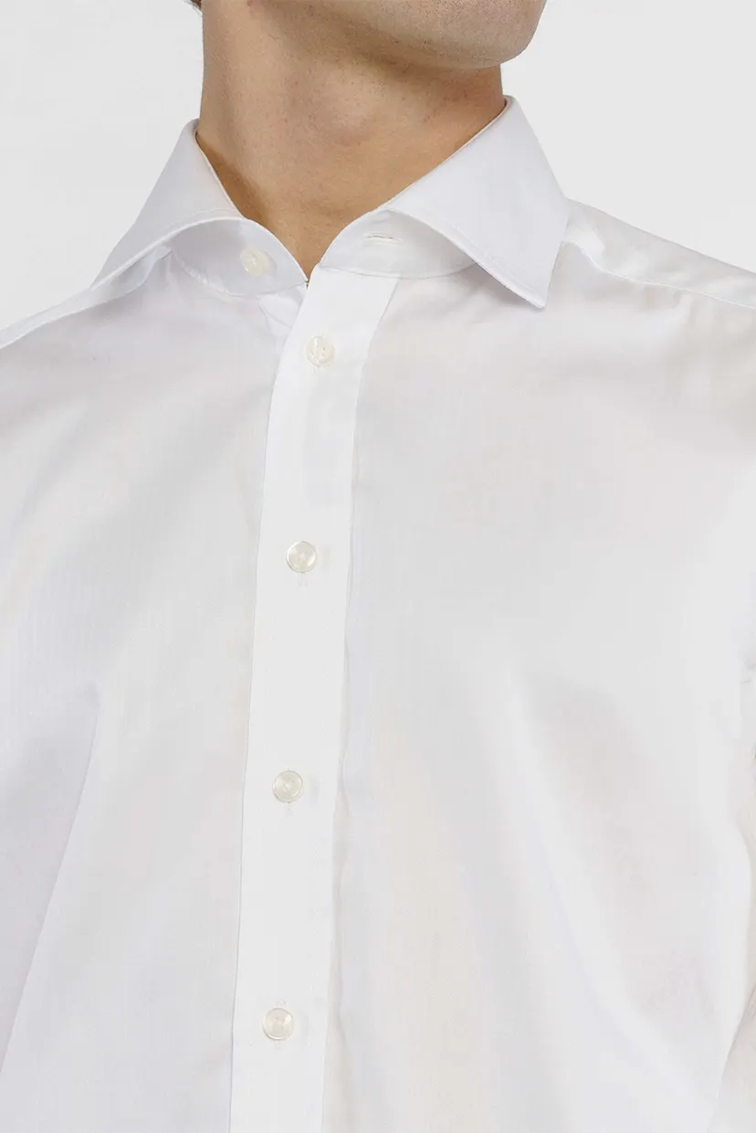Мужская белая рубашка 5