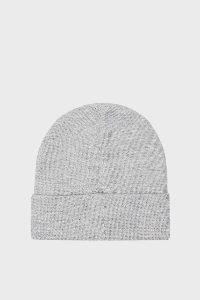 Жіноча сіра шапка MONOGRAM EMBRO BEANIE 3