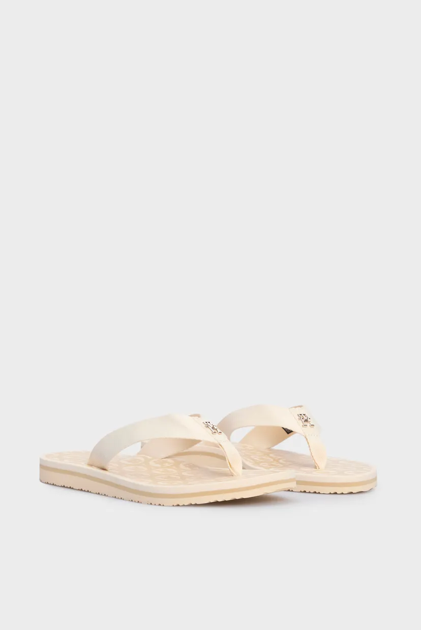 Жіночі бежеві в'єтнамки TH EMBLEM BEACH SANDAL 3