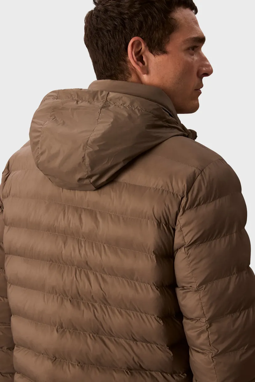 Мужская коричневая куртка LS NYLON LT 4