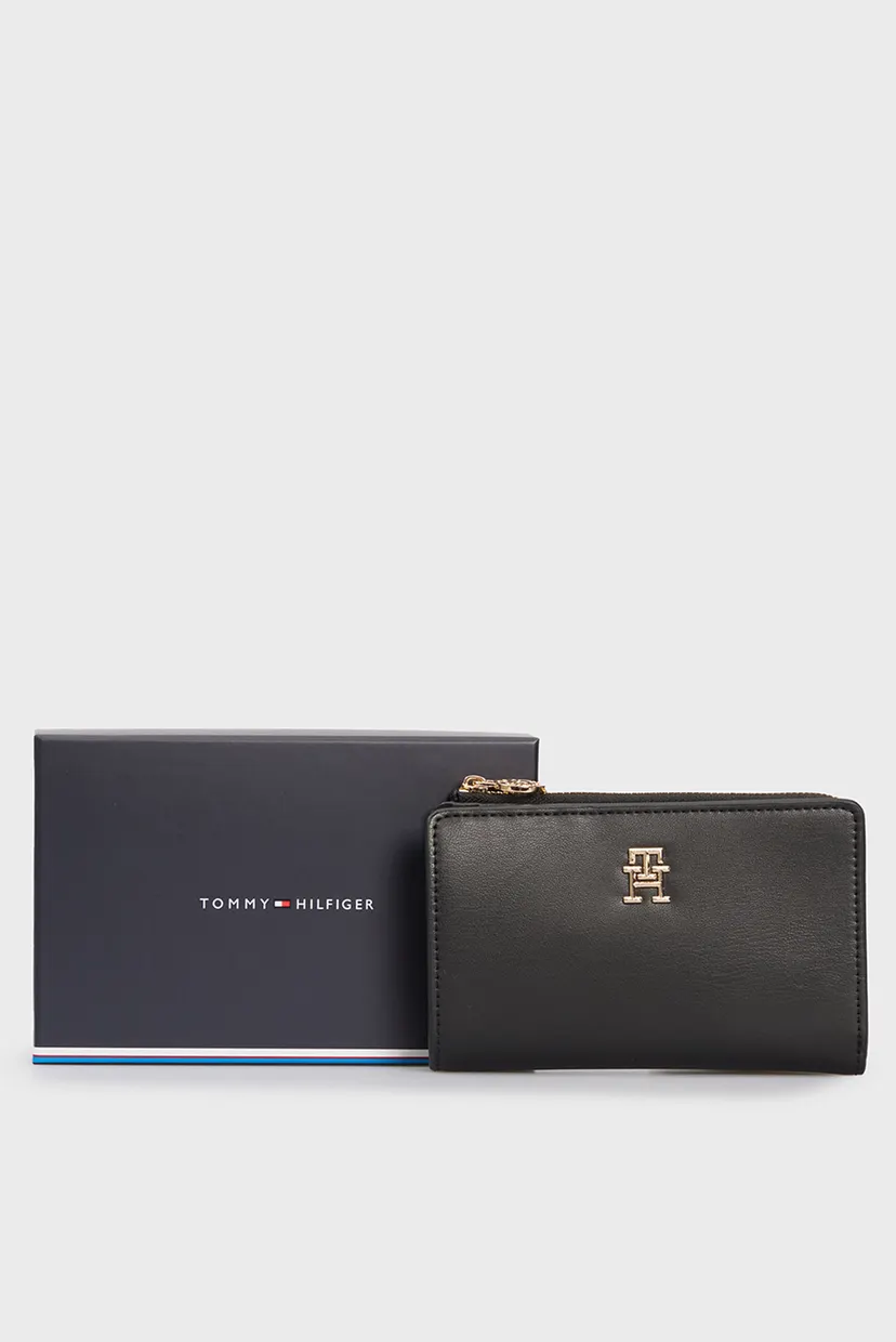 Жіночий чорний гаманець TH DISTINCT SLIM WALLET 5