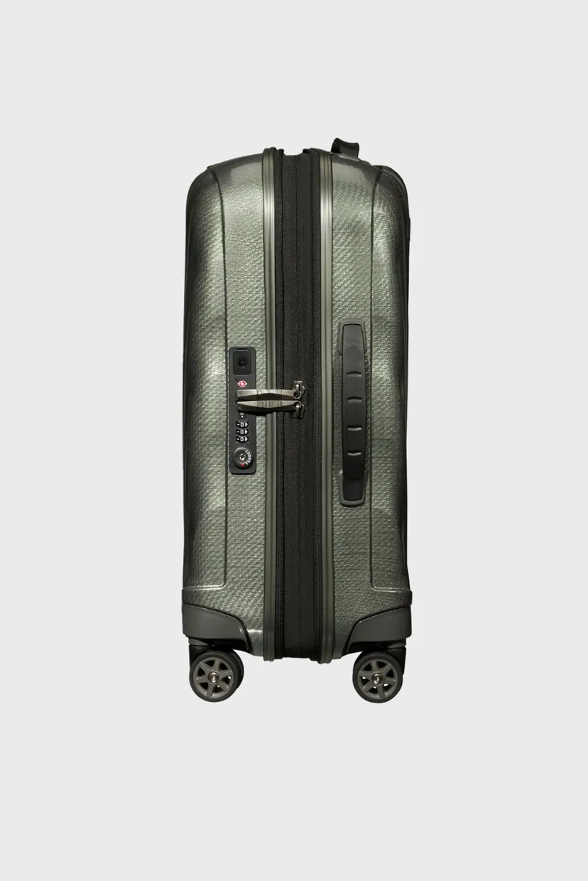 Темно-зелена валіза 55 см C-LITE METALLIC GREEN 3