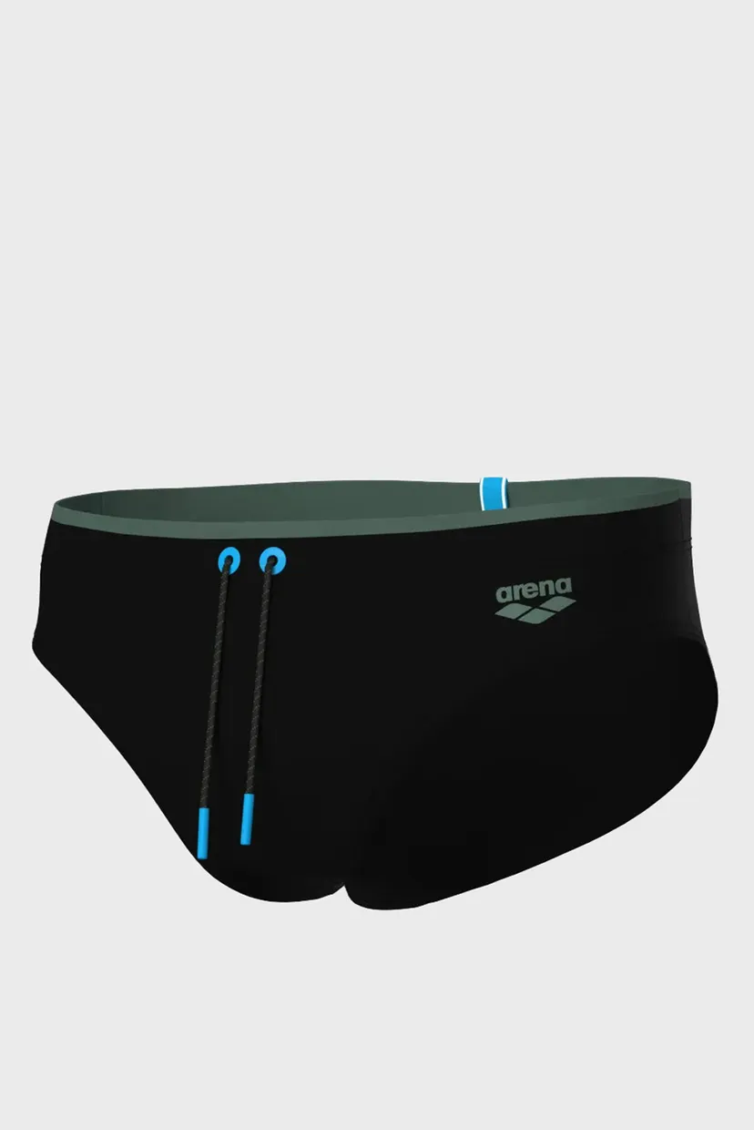 Чоловічі чорні плавки SOLID SWIM BRIEFS 4