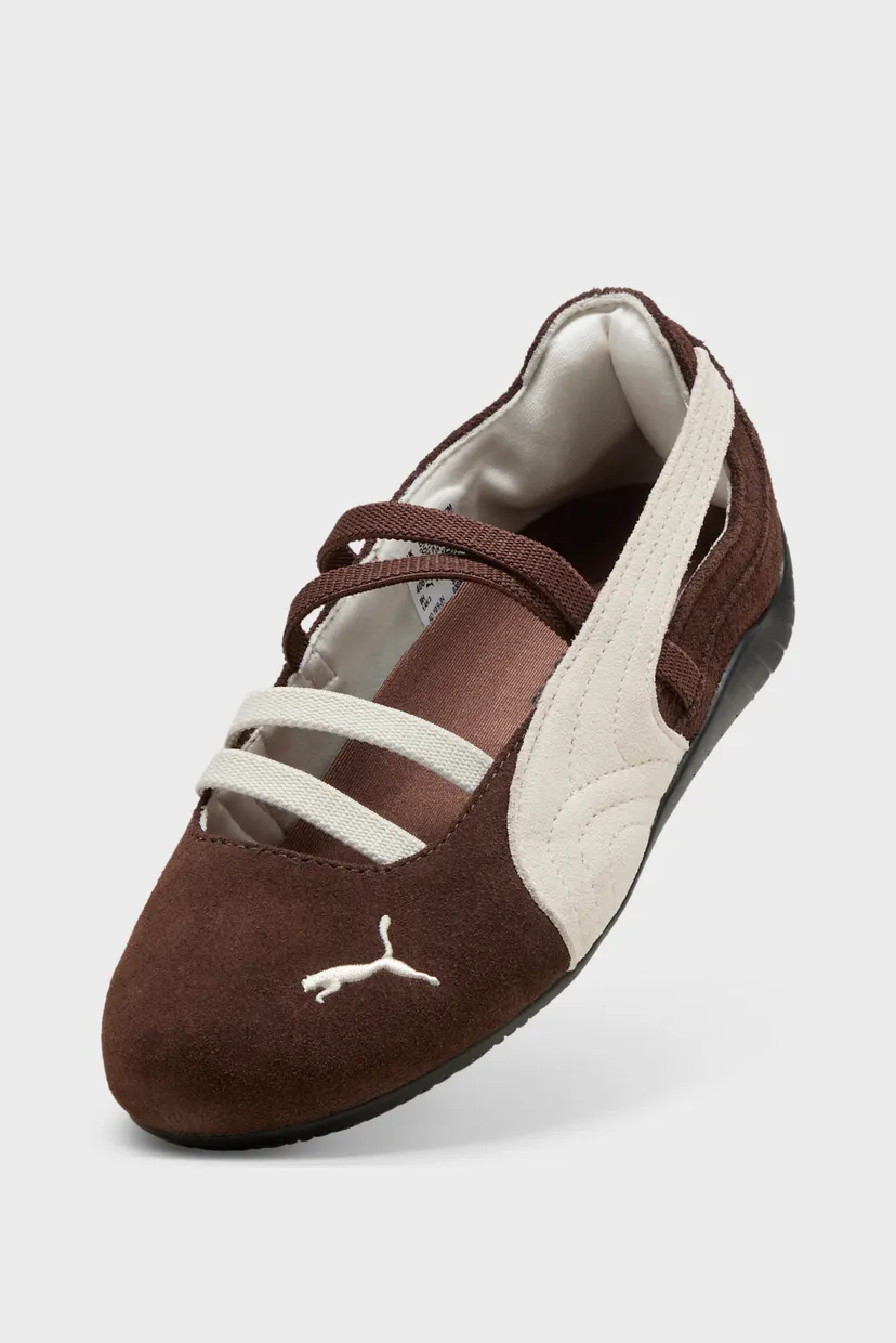 Дитячі коричневі замшеві балетки Speedcat Ballet Sneakers Youth 5