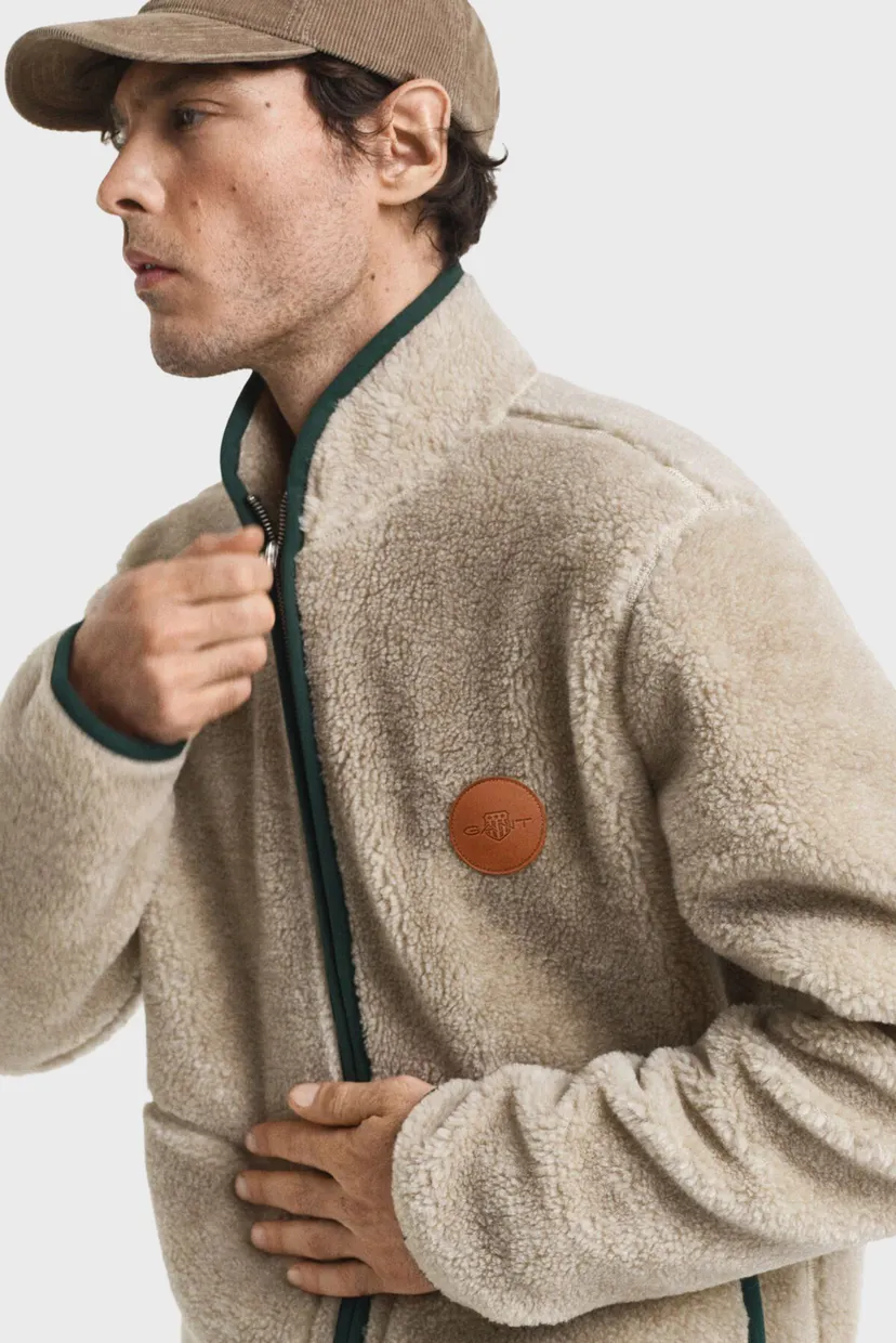 Чоловіча бежева куртка FLEECE 4