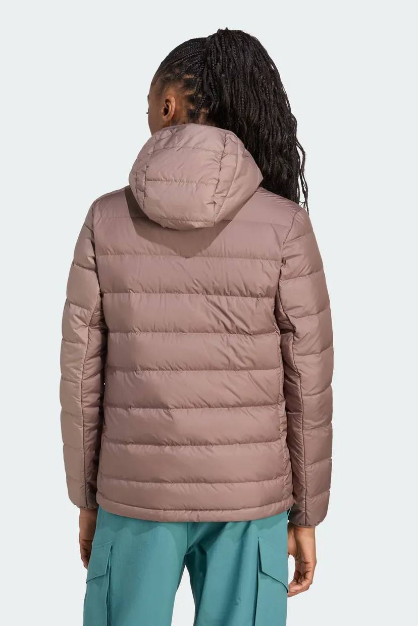 Жіночий коричневий пуховик Terrex Multi Light Down CLIMAWARM