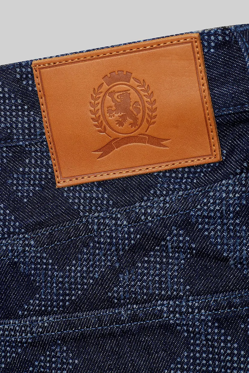 Женская юбка с узором THC MONOGRAM DENIM SKIRT 5