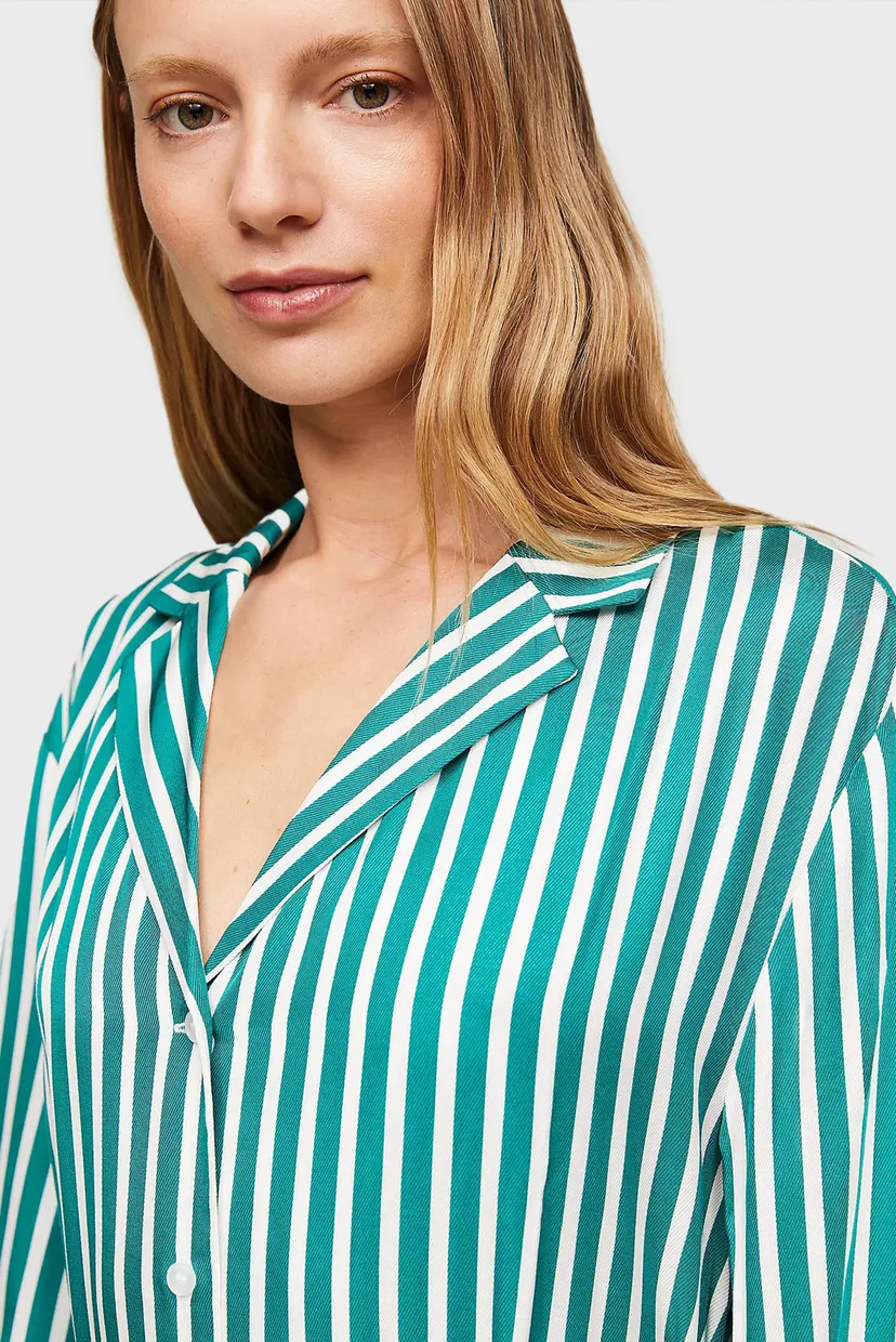 Жіноча сукня у смужку FLUID STRIPE LS MIDI 3