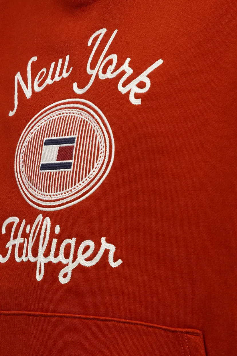 Мужское красное худи HILFIGER NY 5