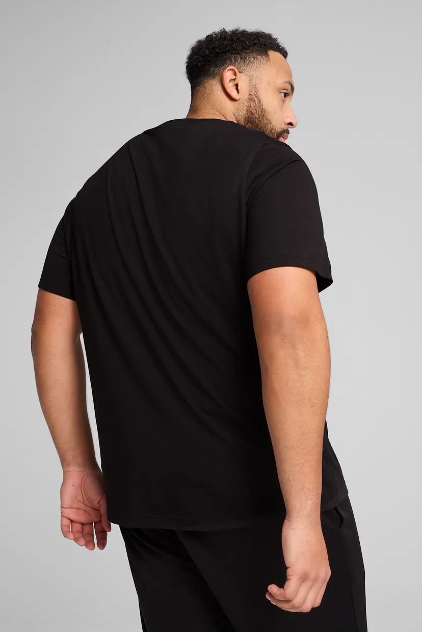 Чоловіча чорна футболка Essentials No. 1 Logo Tee Men 3