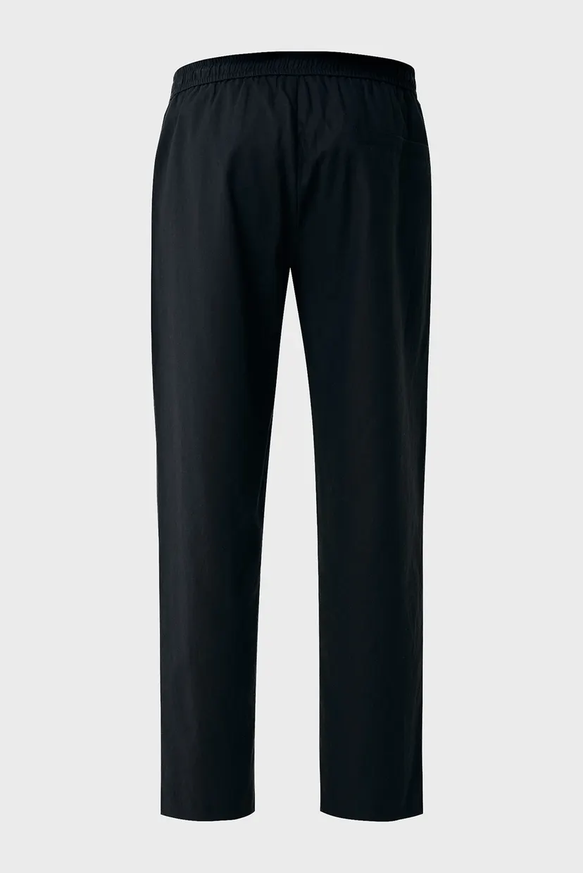 Мужские черные льняные брюки ETHAN Basic linen pants 5