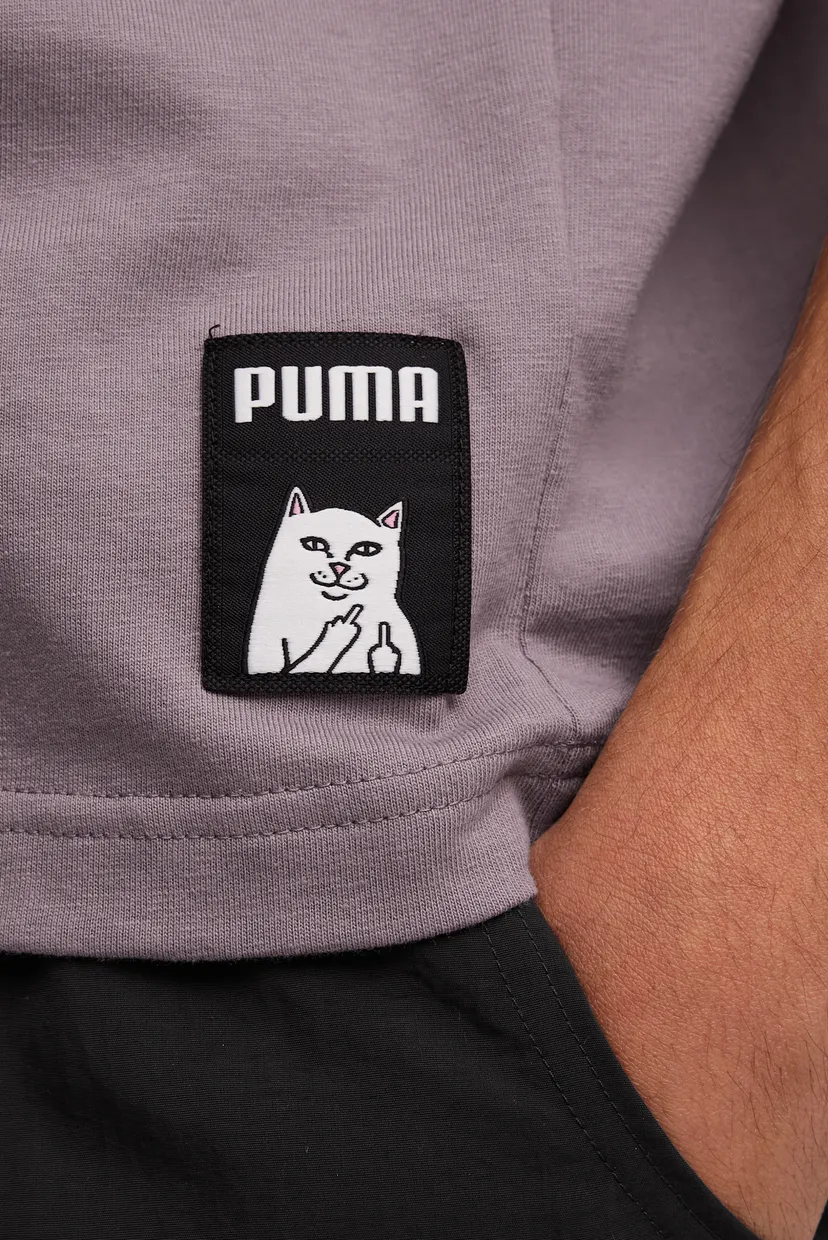 Чоловіча фіолетова футболка PUMA x RIPNDIP Boxy Tee Men 5