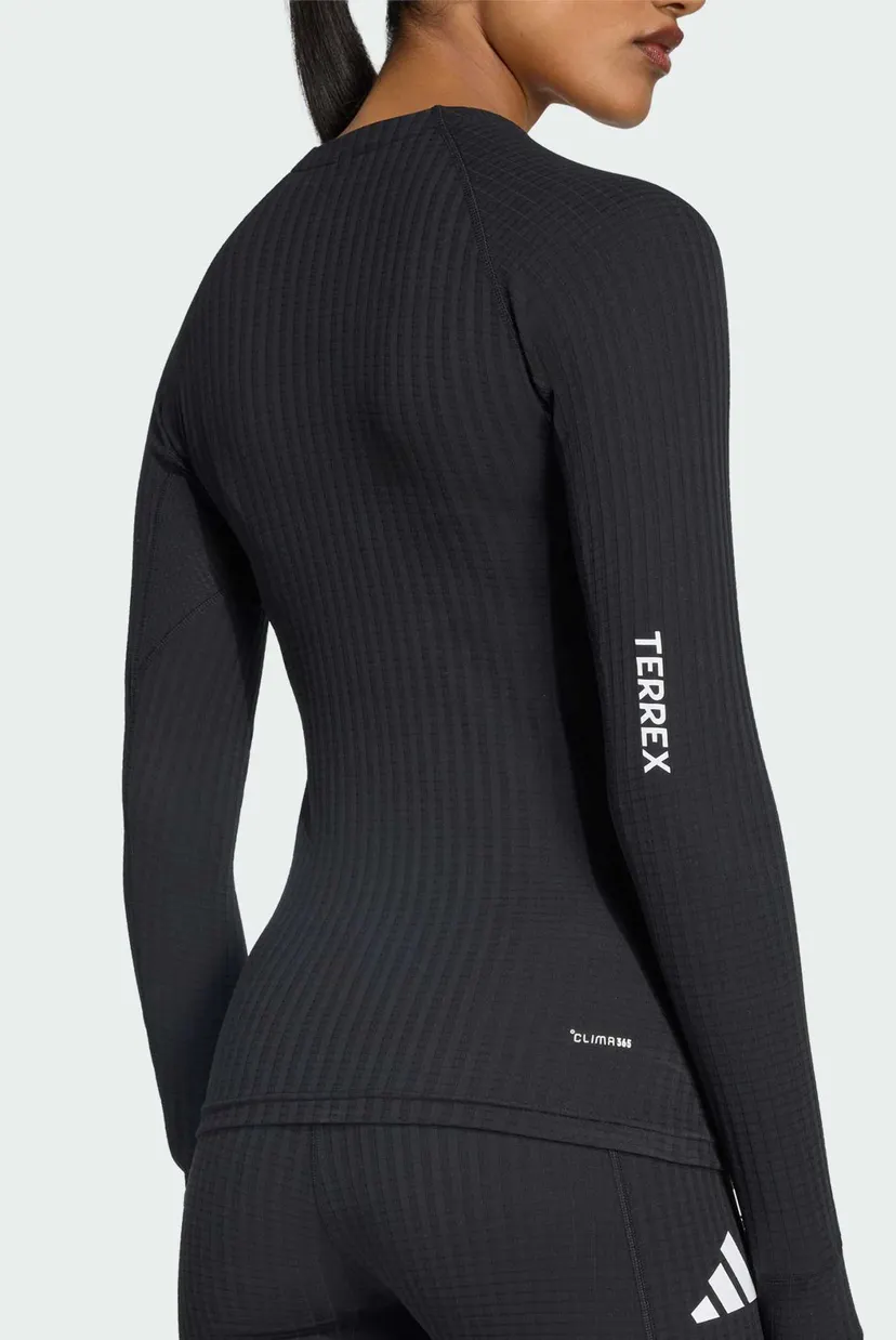 Женский черный лонгслив TERREX XPERIOR CLIMA365 BASELAYER 4