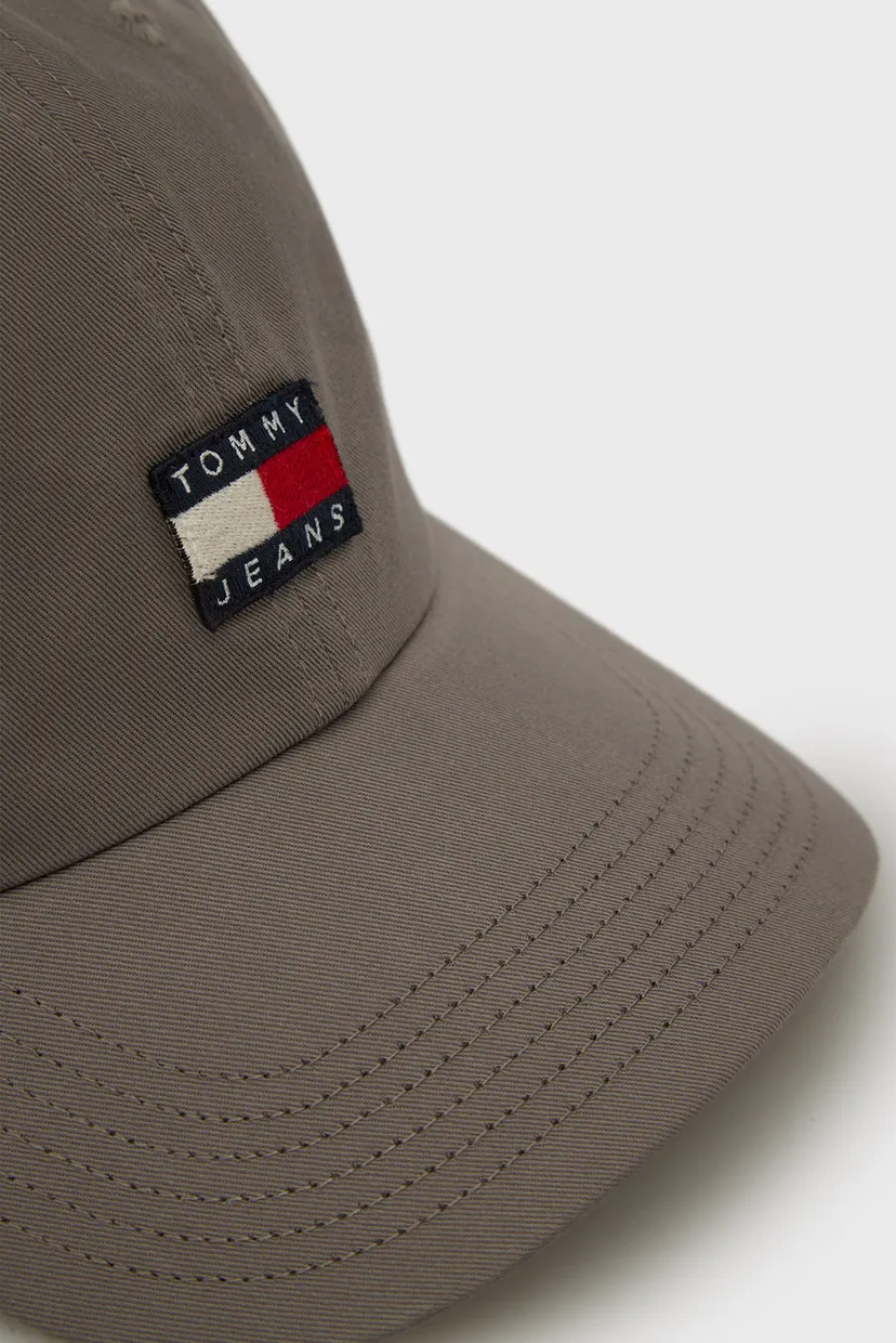 Мужская серая кепка TJM HERITAGE 6 PANEL CAP 4