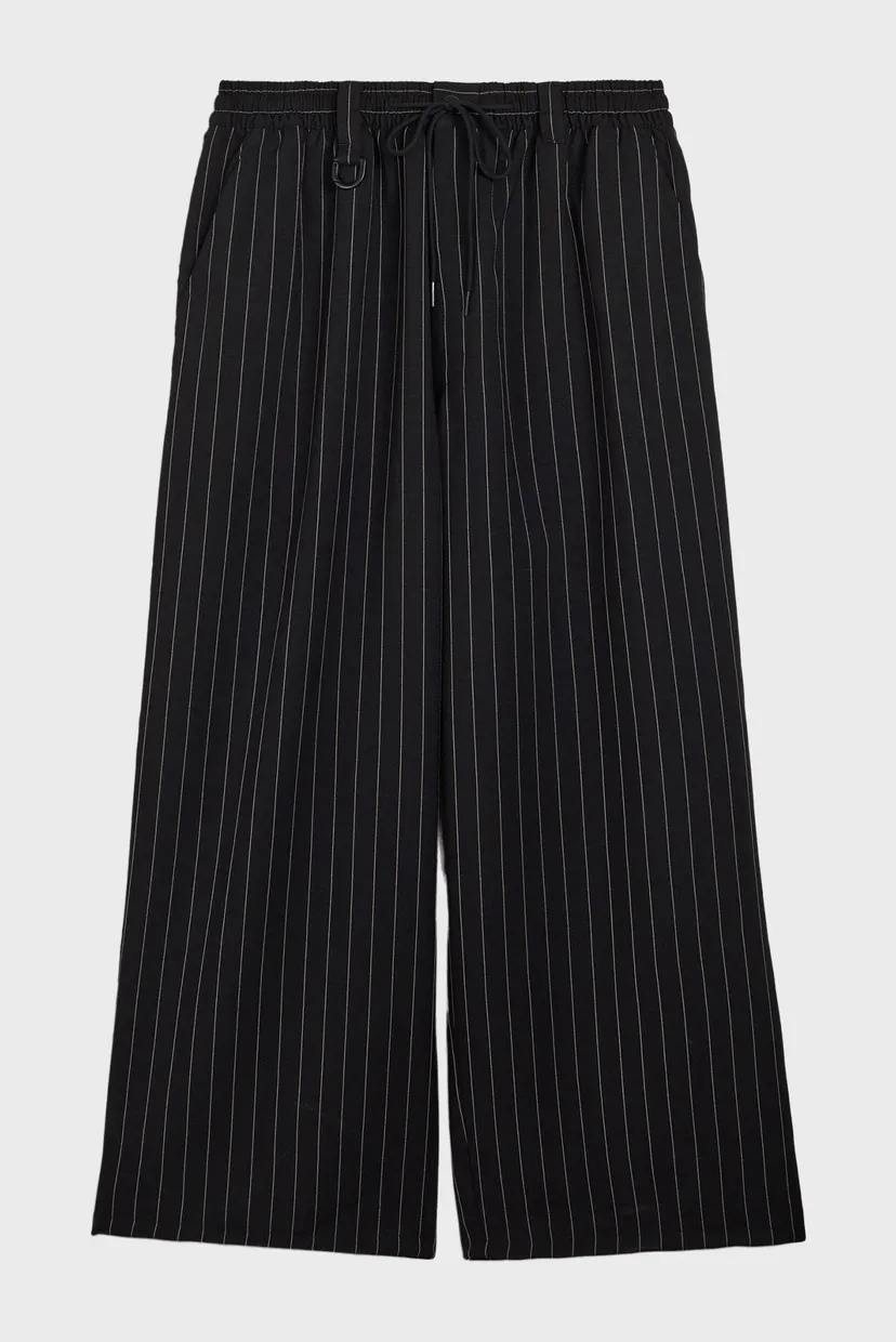 Чорні спортивні штани у смужку Y-3 SPORT UNIFORM PINSTRIPE (унісекс) 7