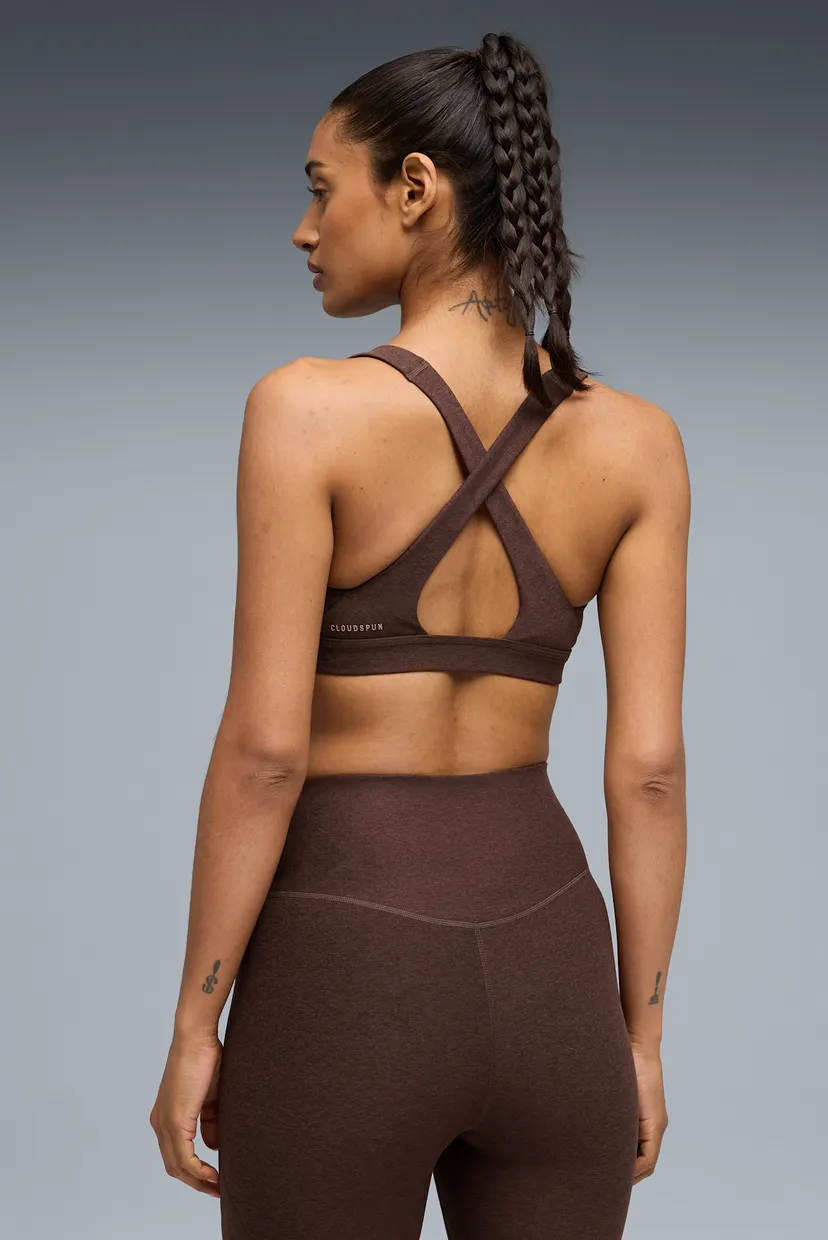 Женский коричневый топ CLOUDSPUN Training Bra Women 3