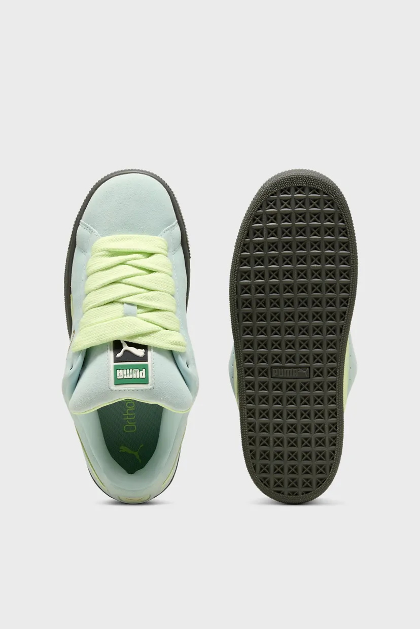 Голубые замшевые сникерсы Suede XL Sneakers 4