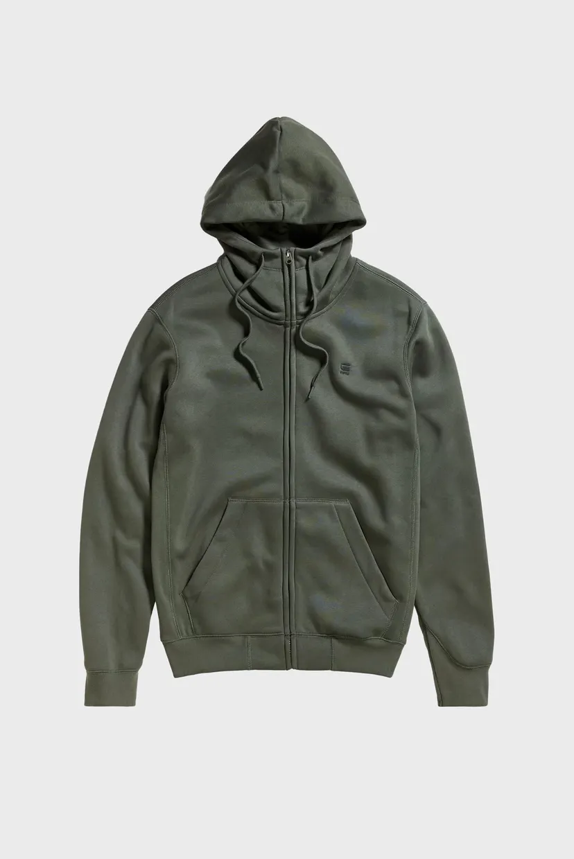 Чоловіче темно-сіре худі Premium core hdd zip sw l/s 5