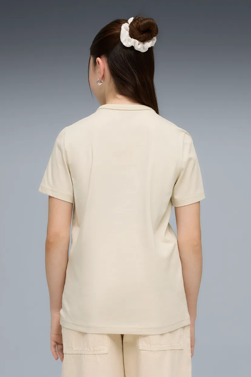 Дитяча бежева футболка PUMA Class Graphic Tee Youth 3