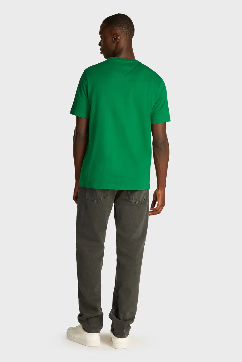 Мужская зеленая футболка ESS SEASONAL REG FIT SOLID TEE 3