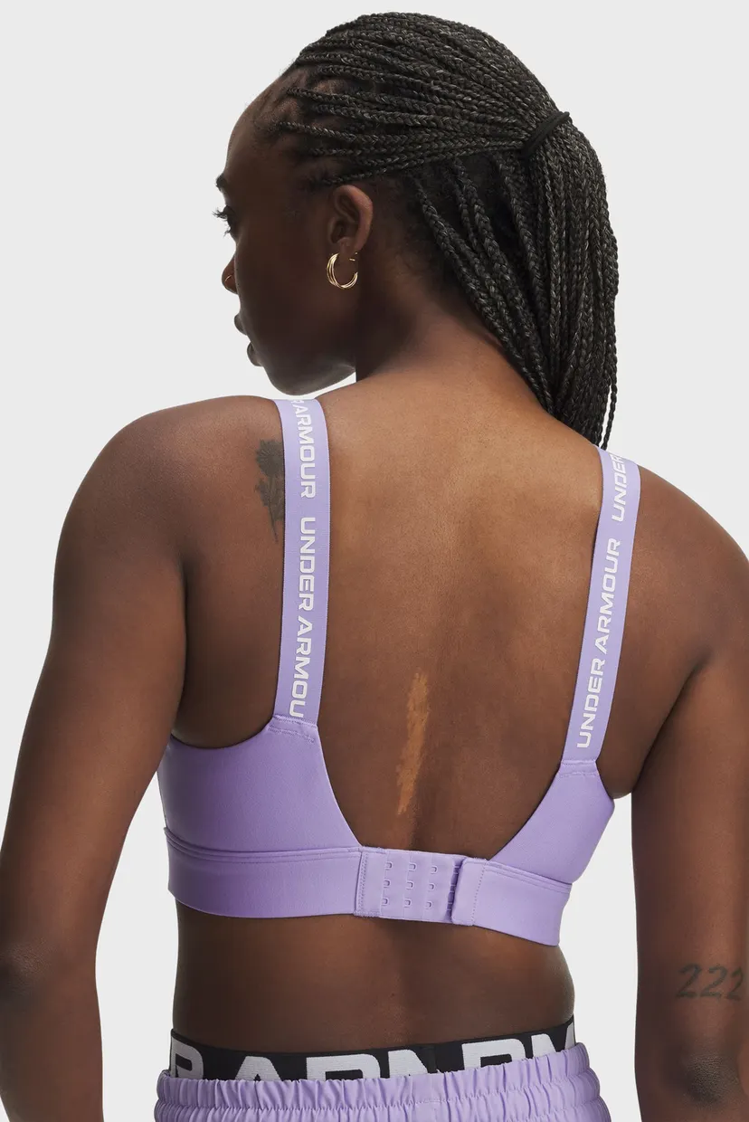 Женский сиреневый топ UA Infinity High 2.0 Bra 5