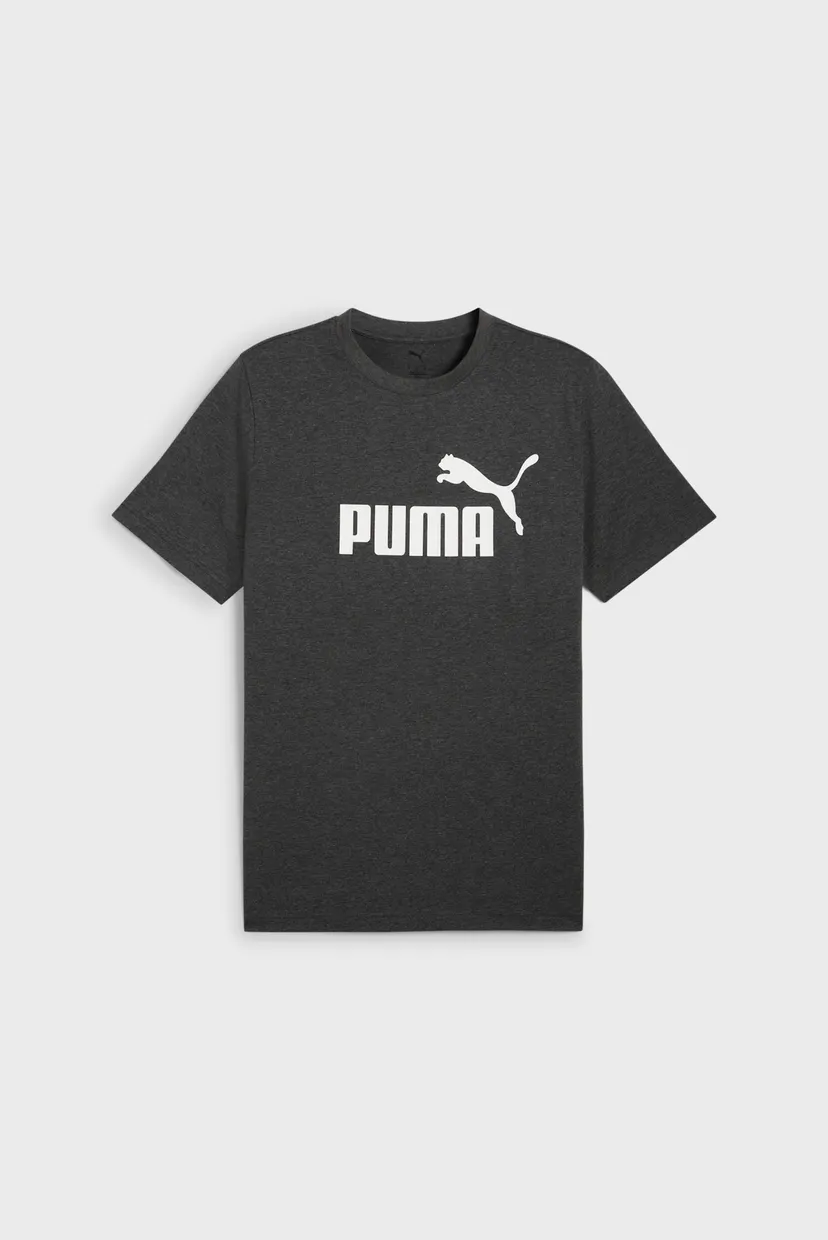 Чоловіча сіра футболка Essentials No. 1 Logo Heather Tee Men 4