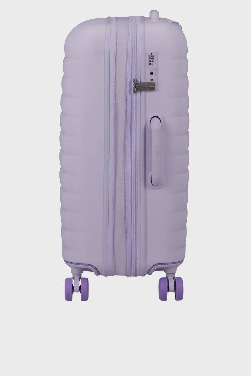 Жіноча бузкова валіза 67 см NEOVIBE FRESH LILAC 3