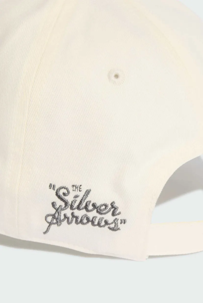 Біла кепка MERCEDES - AMG PETRONAS FORMULA 1 TEAM SILVER ARROWS COTTON 4