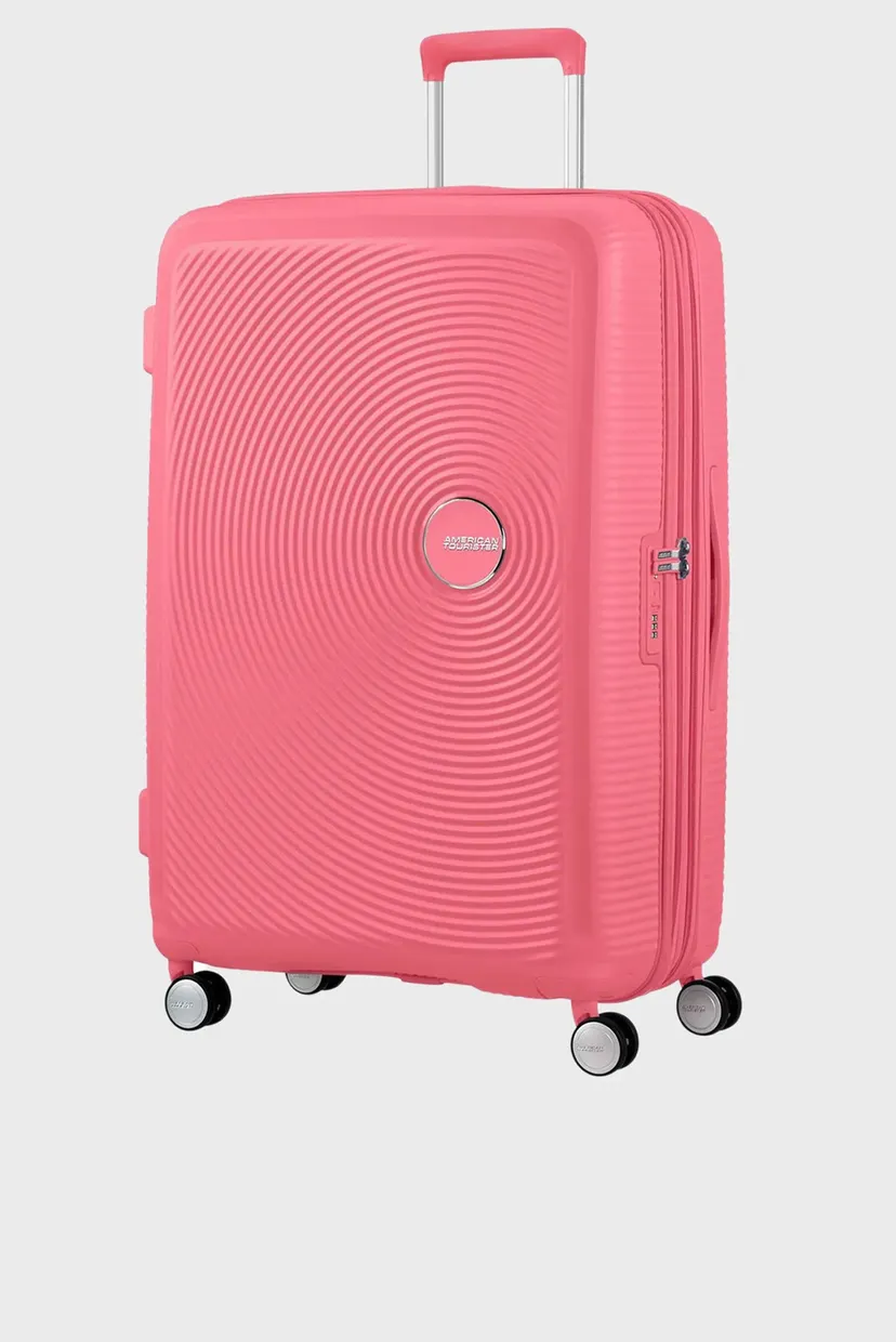 Женский розовый чемодан 77 см SOUNDBOX PINK 3