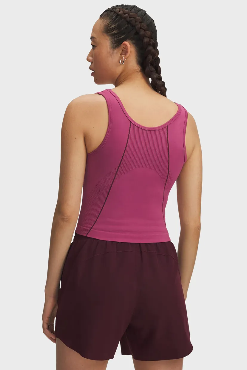 Жіноча рожева майка UA Vanish Seamless Tank 3
