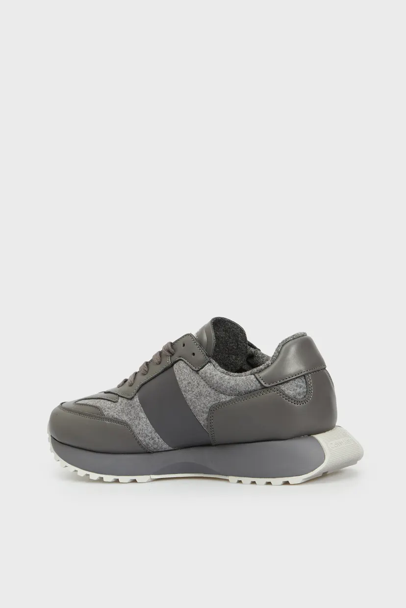 Чоловічі сірі кросівки LOW TOP LACE UP WOOL 5